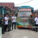 Foto: Kelompok Tani (Poktan) Nurussalam, didampingi BPP Kecamatan Saronggi sebelum berangkat ke Bulog Sumenep, @by_News9.id