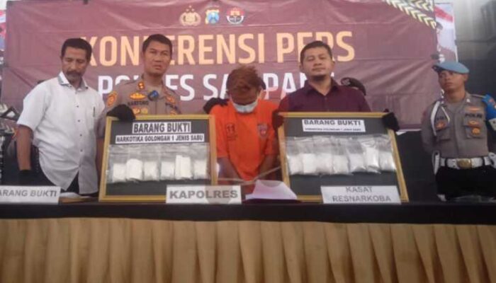 Komitmen Polres Sampang Berantas Narkoba: Ungkap Kasus Peredaran Sabu Hampir 1 Kg