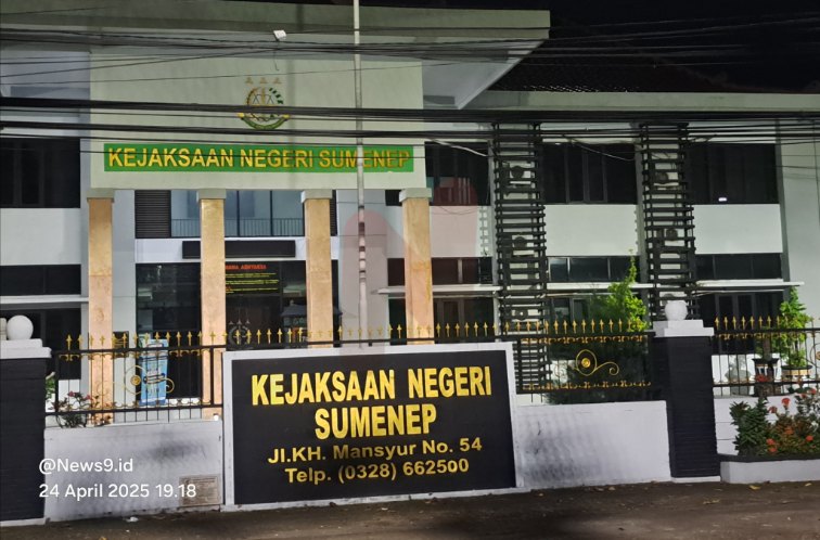 Foto: (Istimewa) Kantor Kejaksaan Negeri (Kejari) Sumenep, Madura, Jawa Timur. @by_News9.id