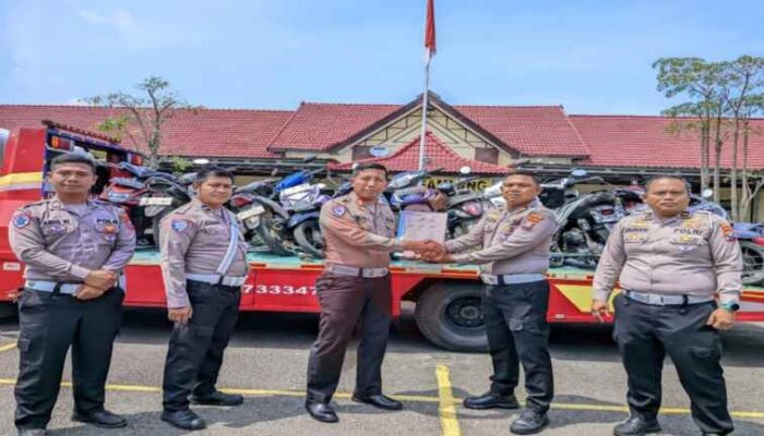 Sinergi Dua Polres, Satlantas Bangkalan dan Sampang Perkuat Penegakan Hukum di Wilayah Perbatasan