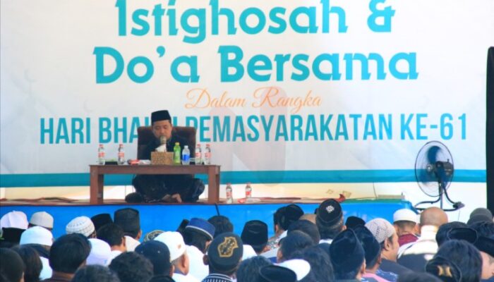 Istighosah dan Doa Bersama Jadi Cara Warga Binaan Lapas Banyuwangi Sambut Puncak HBP ke-61