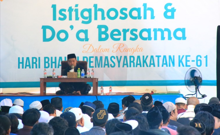 Foto: Puncah Hari Bhakti Pemasyarakatan (HBP) ke-61, Lembaga Pemasyarakatan (Lapas) Kelas IIA Banyuwangi. @by_News9.id