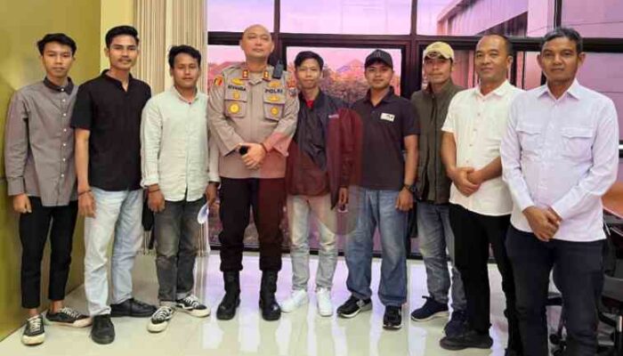 FPK Sambut Kapolres Anyar Sumenep dengan Audiensi, Soal Galian C Ilegal Hingga Peredaran Narkoba