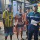 Foto: Koordinator PKL, Ricky Cilok, bersama para PKL jalan Diponegoro saat menyampaikan surat terbuka kepada Bupati Sumenep, @by_News9.id