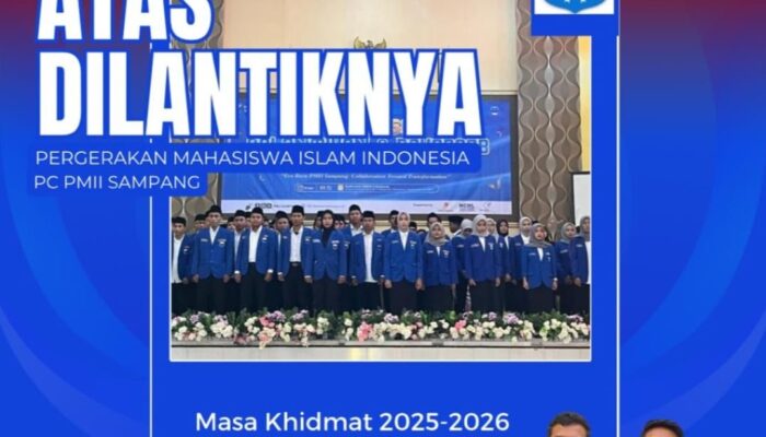 PMII Sampang Resmi Dilantik, Ketua DPC GMNI Ucapkan Selamat 