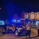 Foto: Anggota Polsek Laren, Aiptu Safan, dan Bripda Mirza, saat melaksanakan patroli Blue Light. @by_News9.id