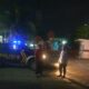 Foto: Anggota Polsek Sekaran, saat Patroli Blue Light antisipasi tindak kejahatan dan gesekan antar perguruan silat. @by_News9.id