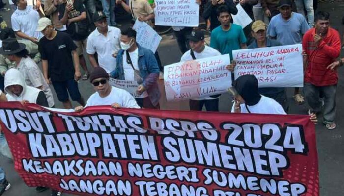 Massa Geruduk Kejagung, Tuntut Pengusutan Dugaan Korupsi BSPS Rp109 Miliar di Sumenep