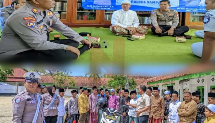 Polres Sampang Sosialisasi Keselamatan Lalu Lintas di Ponpes
