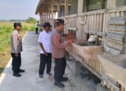 Dukung Swasembada Pangan, Kapolsek Babat Monitoring P2B di Peternakan Warga Desa Truni Kecamatan Babat