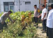 Kapolsek Babat Monitoring Program P2B di Desa Truni Kecamatan Babat 