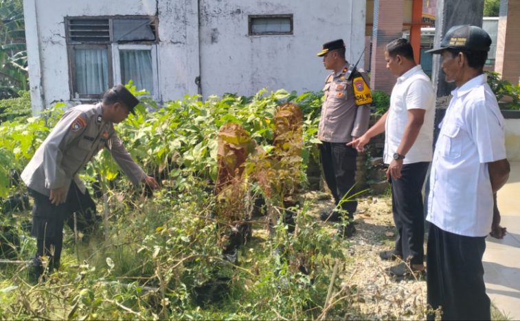 Foto: Kapolsek Babat, Kompol Chakim Amrullah S.H, M.H, saat monitoring Program P2B, @by_News9.id