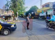 Polsek Laren Laksanakan Commander Wish Pagi di Simpang Empat Pasar Laren 