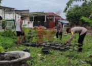Polsek Sekaran Dukung Ketahanan Pangan Lewat Patroli Sambang Desa