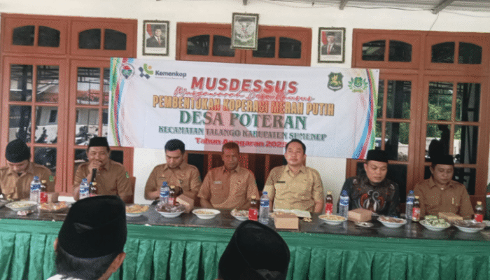 Wujudkan Ekonomi Mandiri, Desa Poteran Bentuk Koperasi Merah Putih