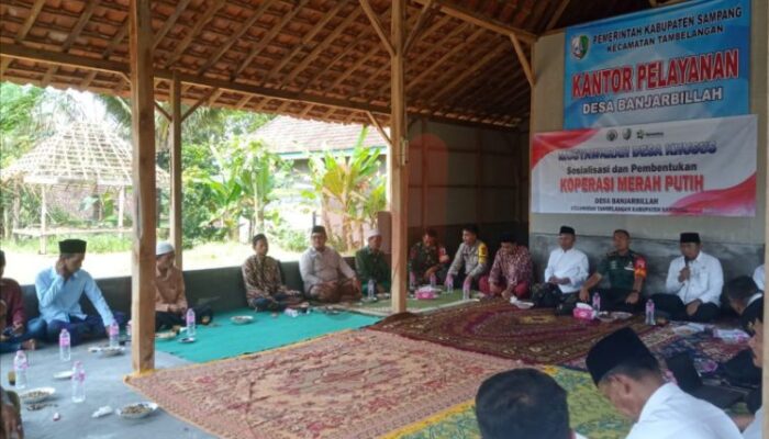 Dorong Kemandirian Ekonomi Warga, Desa Banjarbillah Gelar Musdesus Bentuk Koperasi Merah Putih