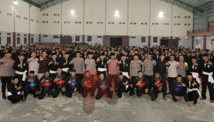 Kapolres Lamongan Silaturahmi ke Padepokan PSHT Cabang Lamongan
