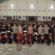 Foto: Kapolres Lamongan AKBP Agus Dwi Suryanto, didampingi oleh Waka Polres Lamongan dan Pejabat Utama (PJU) Polres serta Kapolsek Sukodadi, saat silaturahmi ke Padepokan PSHT. @by_News9.id