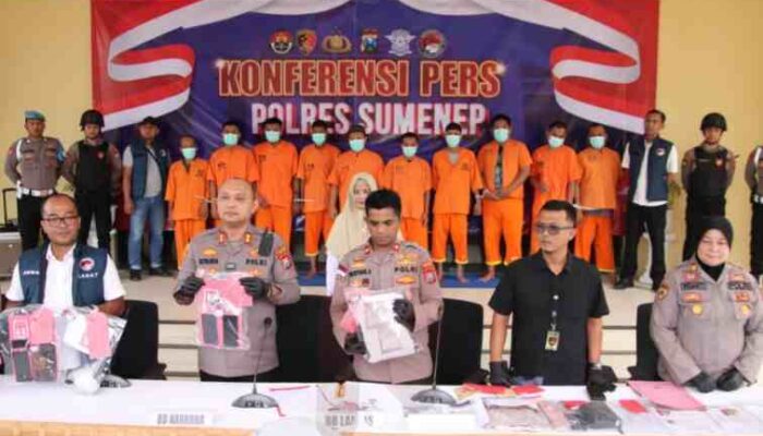 Kapolres Sumenep Pimpin Pengungkapan Belasan Kasus Kejahatan