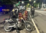 Jaga Keamanan Malam Hari, Polresta Banyuwangi Gelar KRYD Patroli Skala Besar