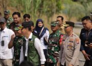 Wakapolres Hadiri Kunjungan Kerja Pangdam V/Brawijaya dan Gubernur Jatim di Kampung Pandu Kodim 0812 Lamongan