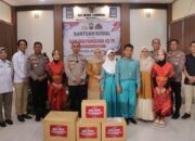 Wakapolres Berikan Bansos untuk Penyandang Disabilitas di SLB Negeri Lamongan