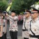 FOTO: Prosesi sertijab di lapangan Wira Manunggal Wicaksana, Mapolres Sampang jln jamaluddin Gn.Sekar Sampang, @by_News9.id