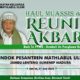Flyer Reuni Akbar 2025 sekaligus Haul Muassis Pondok Pesantren Mathlabul Ulum, Jambu. @by_News9.id