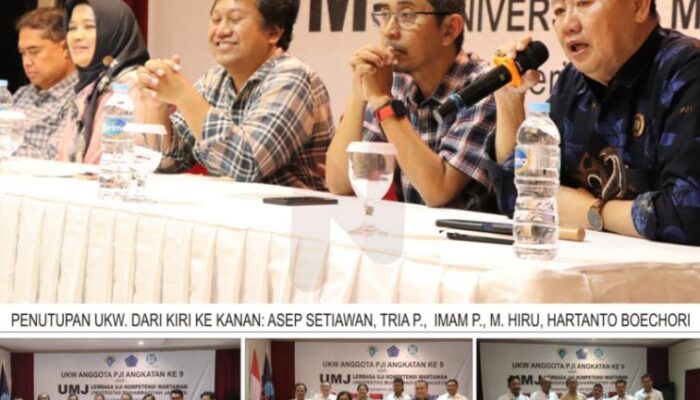 PJI Pelopor UKW di Jatim dan Jabar. Seluruh Peserta UKW PJI Angkatan ke-9 Kompeten