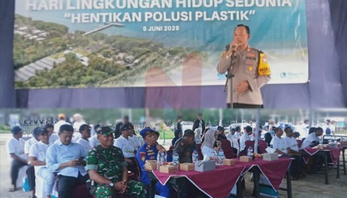 Kapolsek Brondong Hadiri Peringatan Hari Lingkungan Hidup Sedunia 2025 di Taman BBWS Desa Sedayu Lawas 