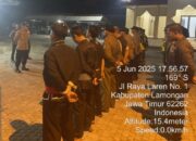 Kapolsek Laren Pimpin Pengamanan Gabungan Malam Takbiran Idul Adha 2025