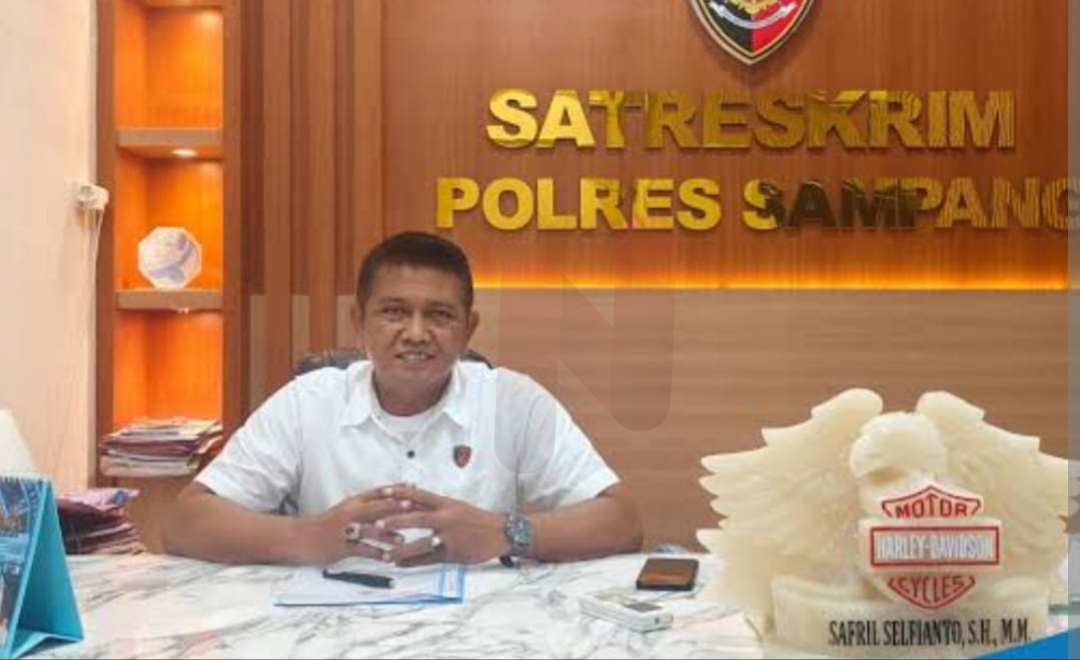 FOTO: Kepala Satuan Reserse Kriminal (Kasat Reskrim) Polres Sampang, AKP Safril Selfianto. @by_News9.id