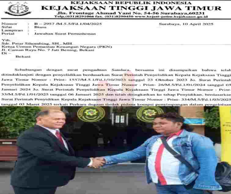 FOTO: Ketua Umum PKN, Patar Sihotang, dan Holik Ketua PKN se Madura. @by_News9.id