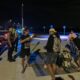 FOTO: Anggota Satuan Samapta Polres Lamongan melaksanakan patroli. @by_News9.id