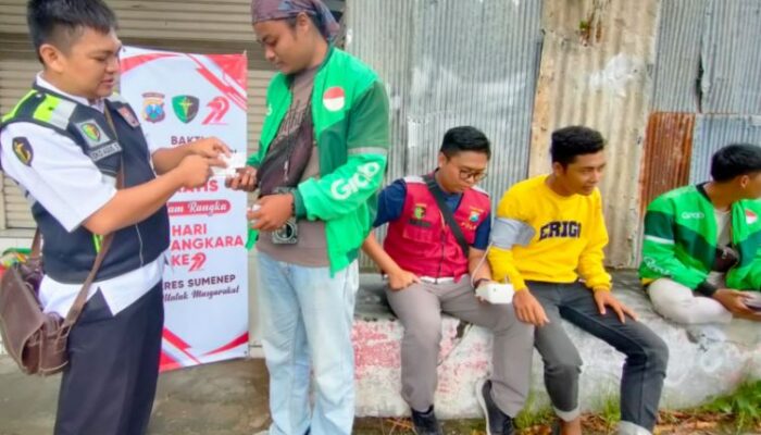 Bakti Polres Sumenep, Warga Manfaatkan Layanan Kesehatan Gratis
