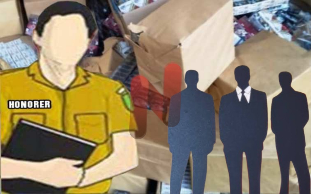 FOTO: (ilustrasi) Fajar, Obit, Yanti dan Najemi yang diketahui sebagai guru honorer di SD Negeri Sapeken 5 diduga kuat sebagai aktor utama dalam peredaran rokok ilegal di Sapeken. @by_News9.id