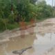 FOTO: Kondisi jalan kabupaten yang rusak parah di Dusun Torango, Desa Juruan Daya, @by_News9.id
