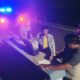 FOTO: Anggota Polsek Sekaran, Aiptu Isnawan, Aipda Rico William, Aipda Soni, dan Briptu Rijal, saat razia Miras. @by_News9.id