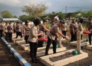 Tabur Bunga, Polres Sumenep Kenang Jasa Pahlawan di Momen Hari Bhayangkara ke-79