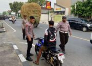 Polsek Babat Tindak Tegas Kendaraan Knalpot Brong, Satu Unit Motor Diamankan