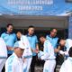 FOTO: Kapolres Lamongan, AKBP Agus Dwi Suryanto, saat menghadiri pemberangkatan tim bola voli. @by_News9.id