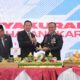 FOTO: Polres Lamongan saat menggelar Tasyakuran di Pendopo Lokatantra Kabupaten Lamongan. @by_News9.id