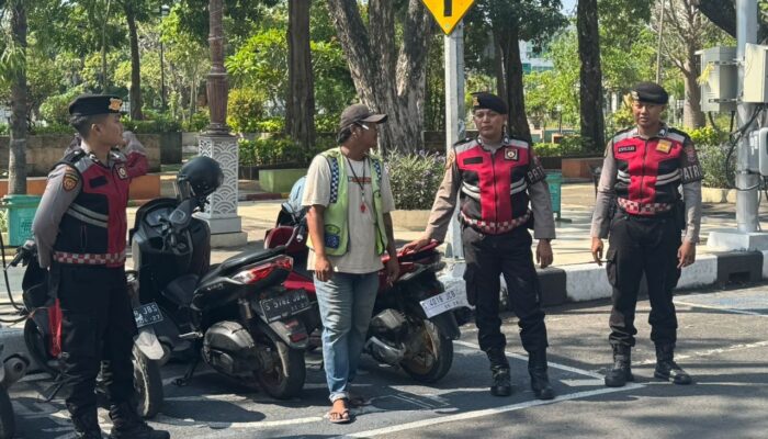 Sat Samapta Polres Lamongan Gelar Patroli 3P Siang Hari, Antisipasi Kriminalitas Jalanan dan 3C