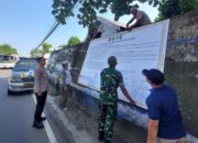 Polsek Babat Sukses Pasang Banner Sosialisasi Keselamatan Sura 2025