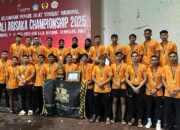 Anggota Polsek Babat, Bripda Sholeh Maulana Raih Emas Di Kejurnas Pencak Silat Piala Kemenpora Bali Arisaka Championship 2025