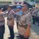 FOTO: Upacara Serah Terima Jabatan (Sertijab) sejumlah Kapolsek di lingkungan Polres Lumajang. @by_News9.id
