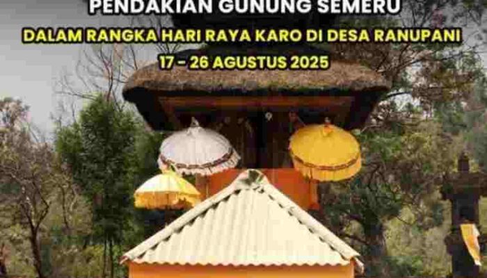 Pendakian Gunung Semeru Ditutup Untuk Menghormati Hari Raya Karo