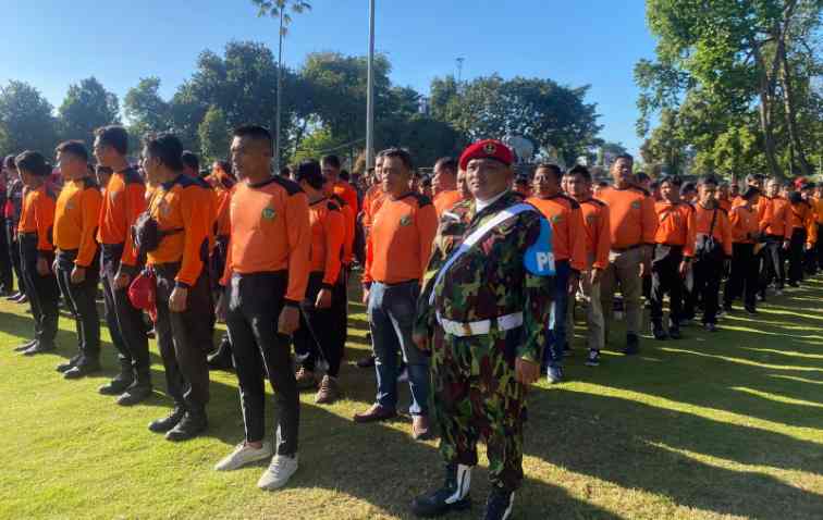 FOTO: Komando Kesiapsiagaan Angkatan Muda Muhammadiyah (KOKAM) Pimpinan Daerah Pemuda Muhammadiyah (PDPM) Sumenep. @by_News9.id