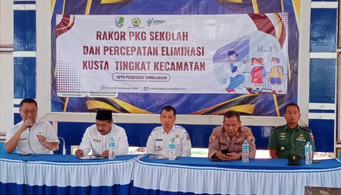 Tambelangan Gelar Rakor PKG Sekolah dan Strategi Eliminasi Kusta