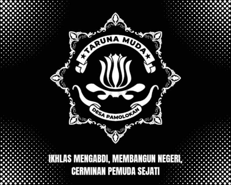 FOTO: Logo organisasi kepemudaan "Taruna Muda" Desa Pamolokan, Kecamatan Kota Sumenep. @by_News9.id